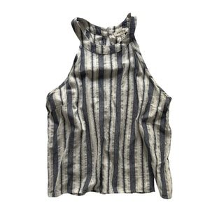 Halter stripped shirt size L